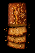 White Chocolate Macadamia Banana Bread Slice