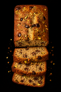 Pistachio Chip Banana Bread Slice